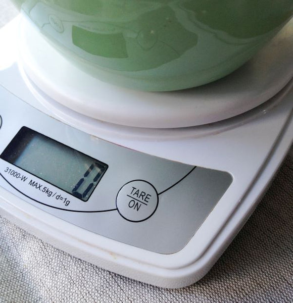 Using the Tare Setting on Your Digital Scales
