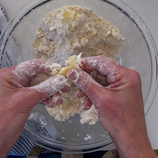 Don't over rub (when making pastry)
