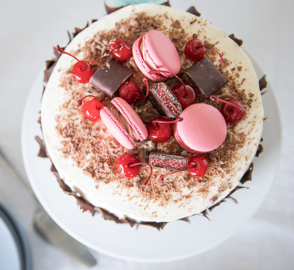 Cherry Macarons| baking recipes | BakeClub