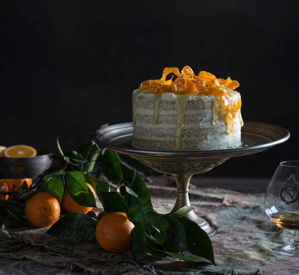 Naked orange poppy seed cake cake recipes BakeClub