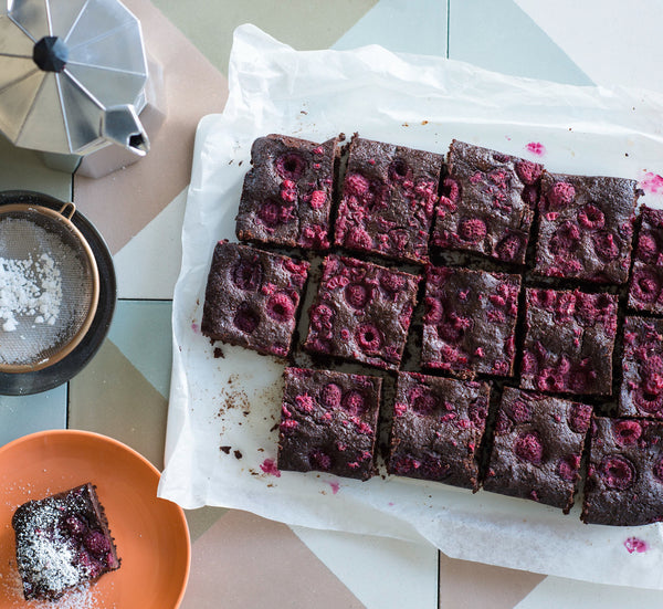 Gluten-free Coconut Raspberry Brownies | gluten free recipes | BakeClub