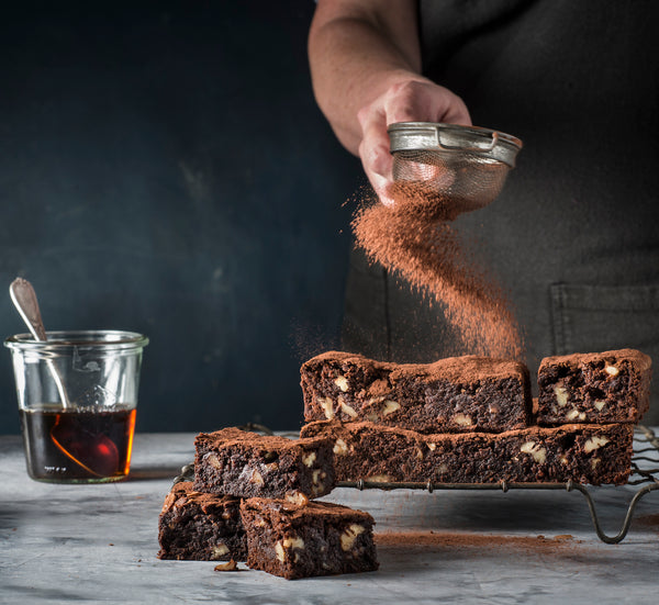 Maple-roasted Pecan Brownies | chocolate recipes | BakeClub