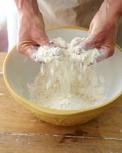 Rubbing Butter into Flour