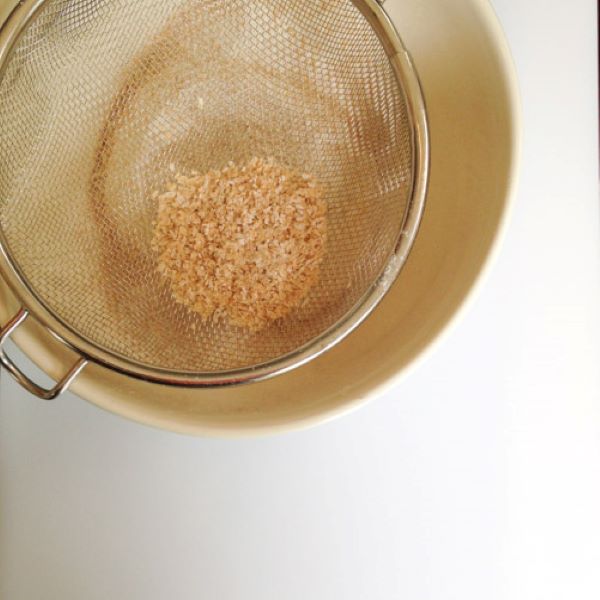 Sifting Wholemeal Flour