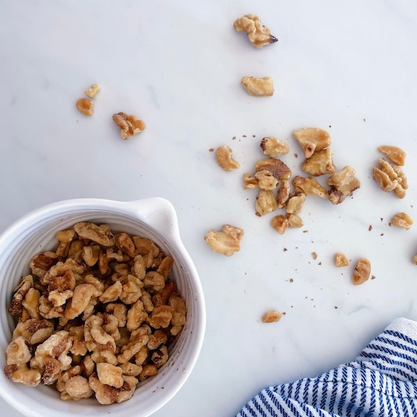Toasting and Peeling Nuts
