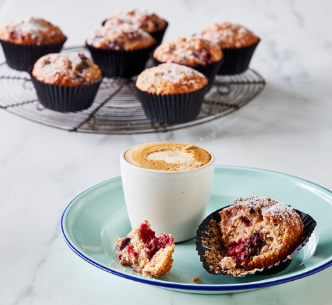 Mixed Berry & Coconut Muffins