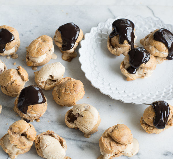 Cinnamon and Espresso Profiteroles Choux Pastry