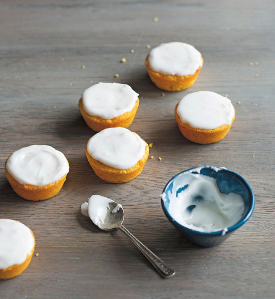 Glutenfree Mandarin, Polenta & Coconut Cakes cake recipe