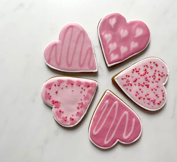 Iced Heart Cookies Cookie Recipes Bakeclub