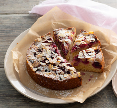 Raspberry & Almond Cake